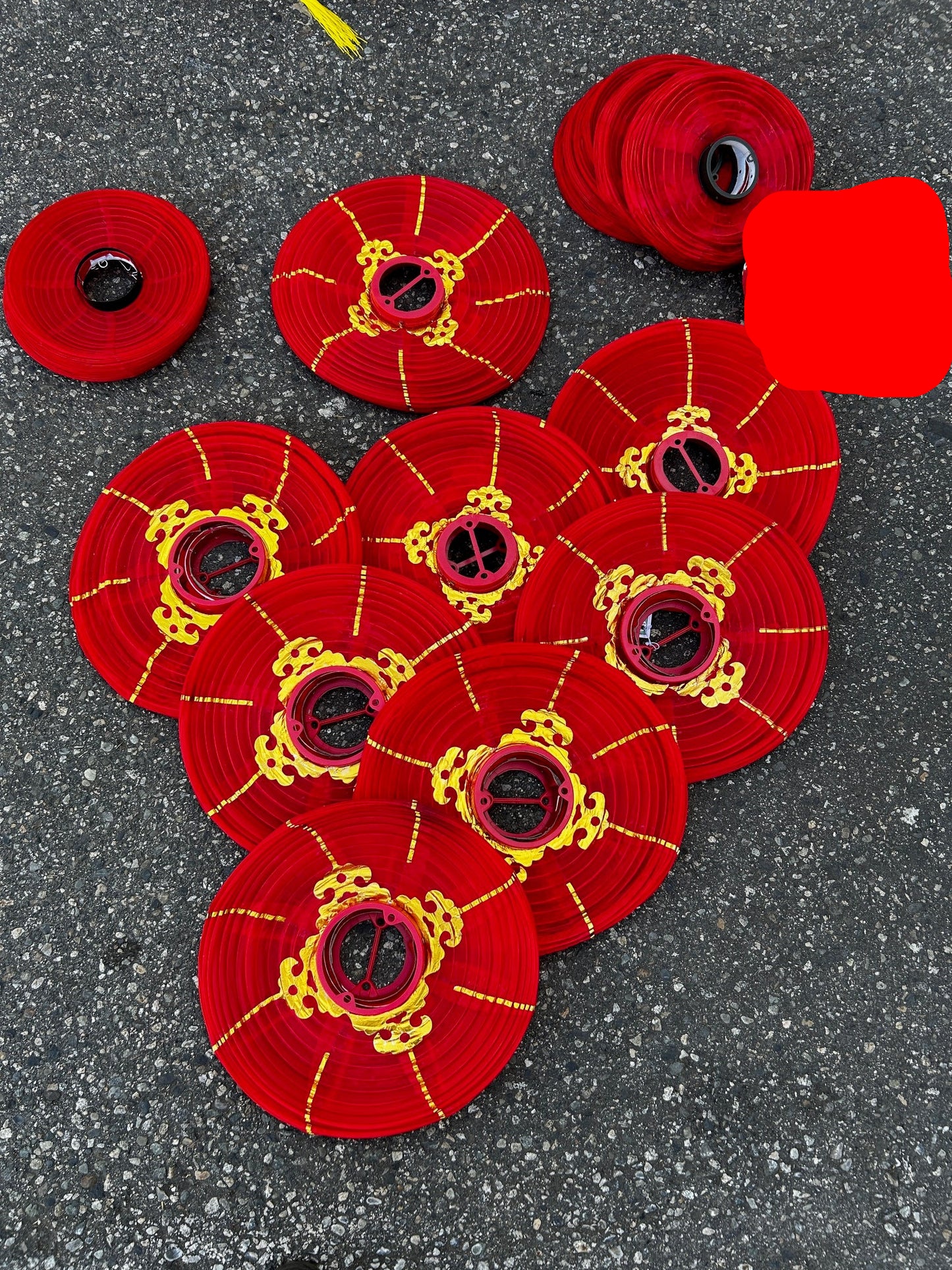 Chinese Red Lantern Lot