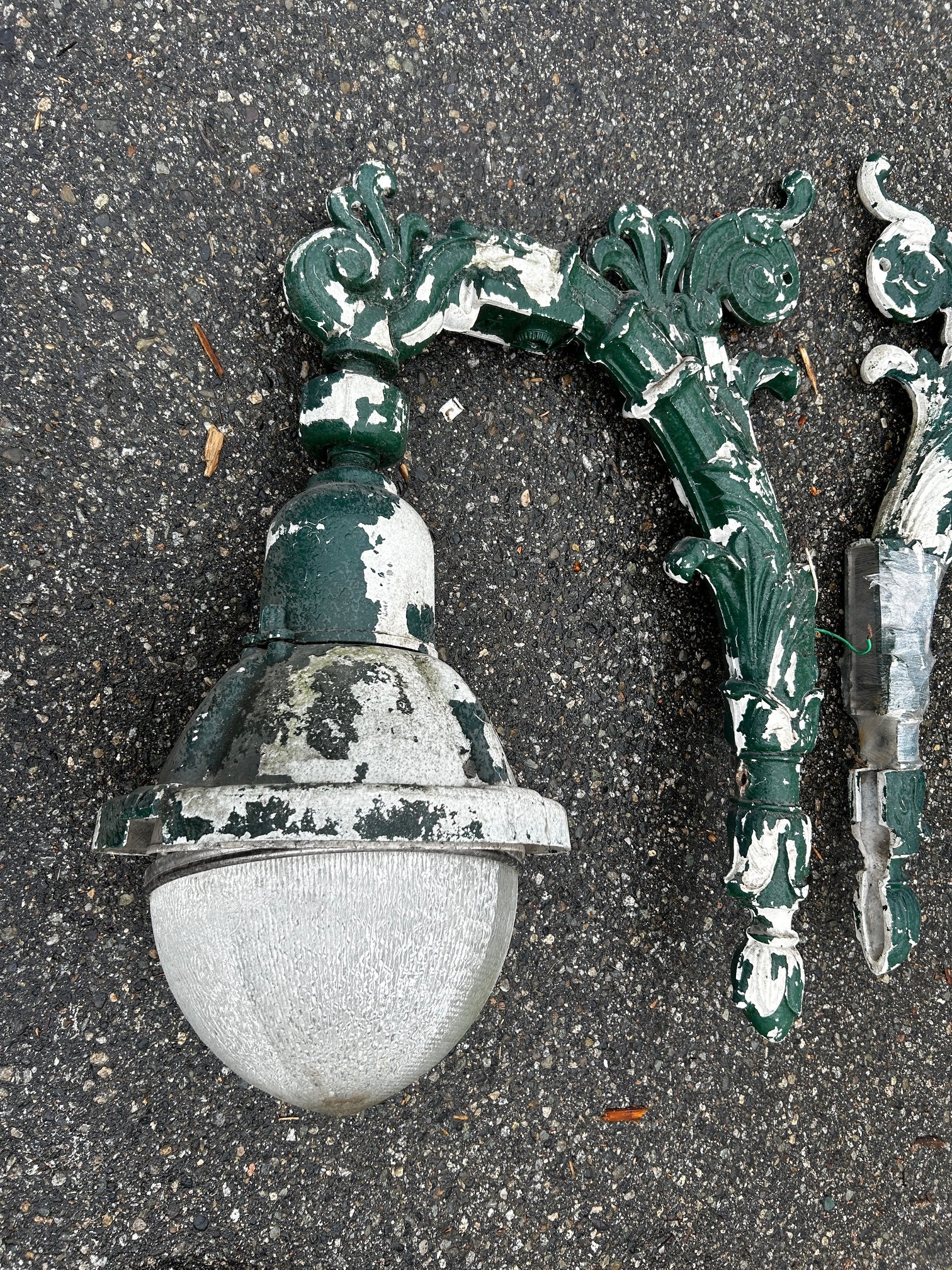 Vintage Vancouver street lights x2