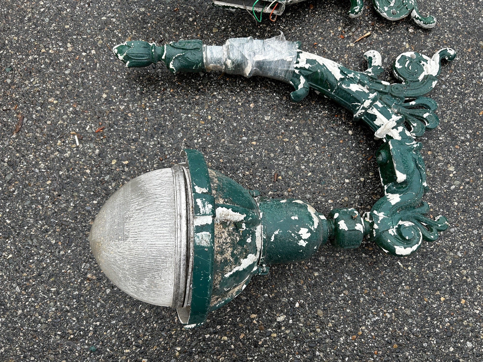 Vintage Vancouver street lights x2