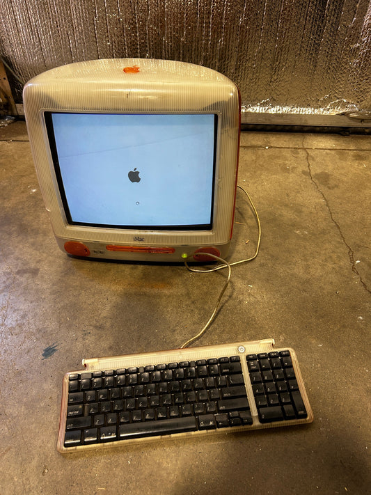 Vintage Apple iMac Tangerine Orange PowerPC