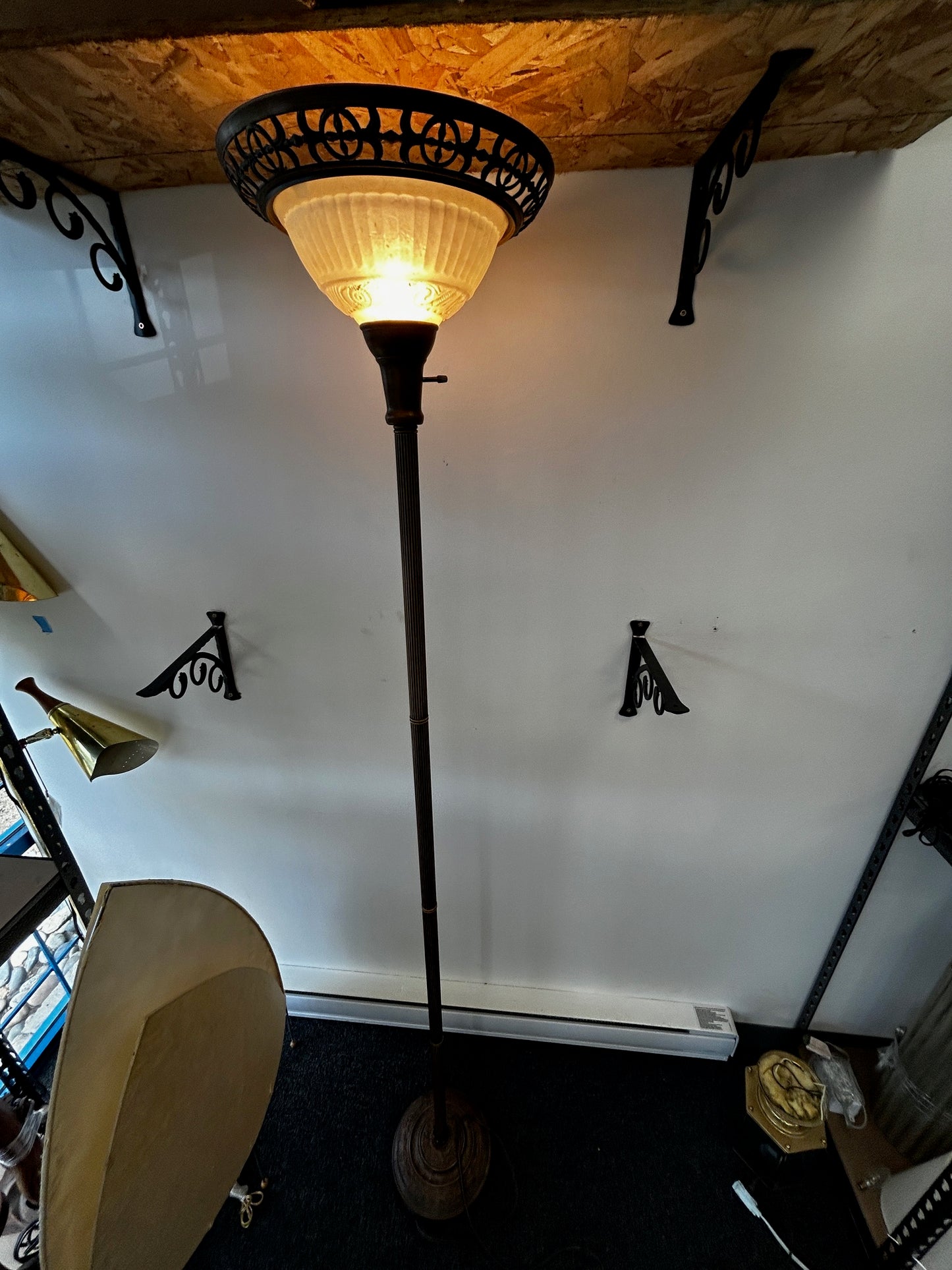 Victorian style floor lamp