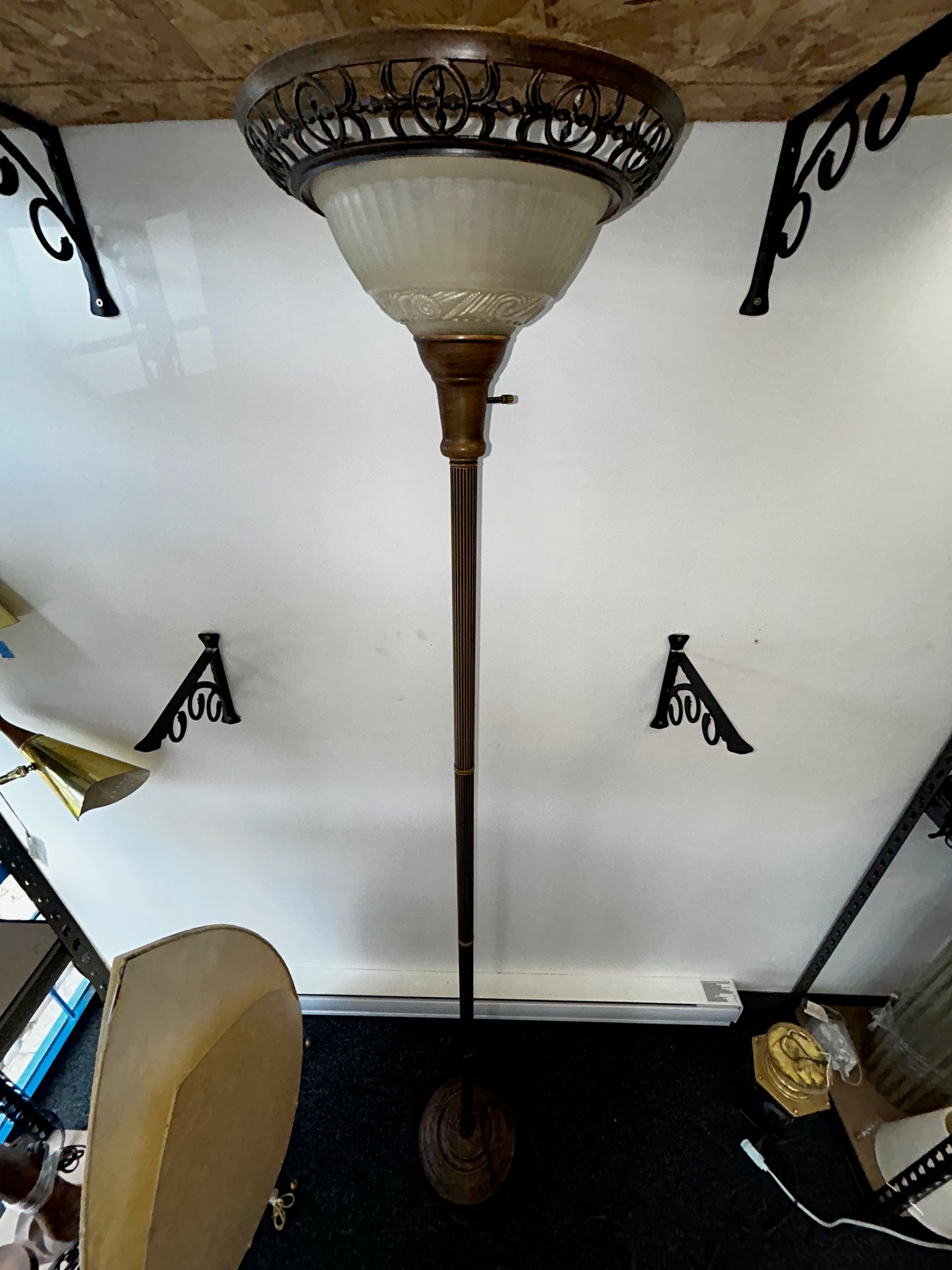 Victorian style floor lamp