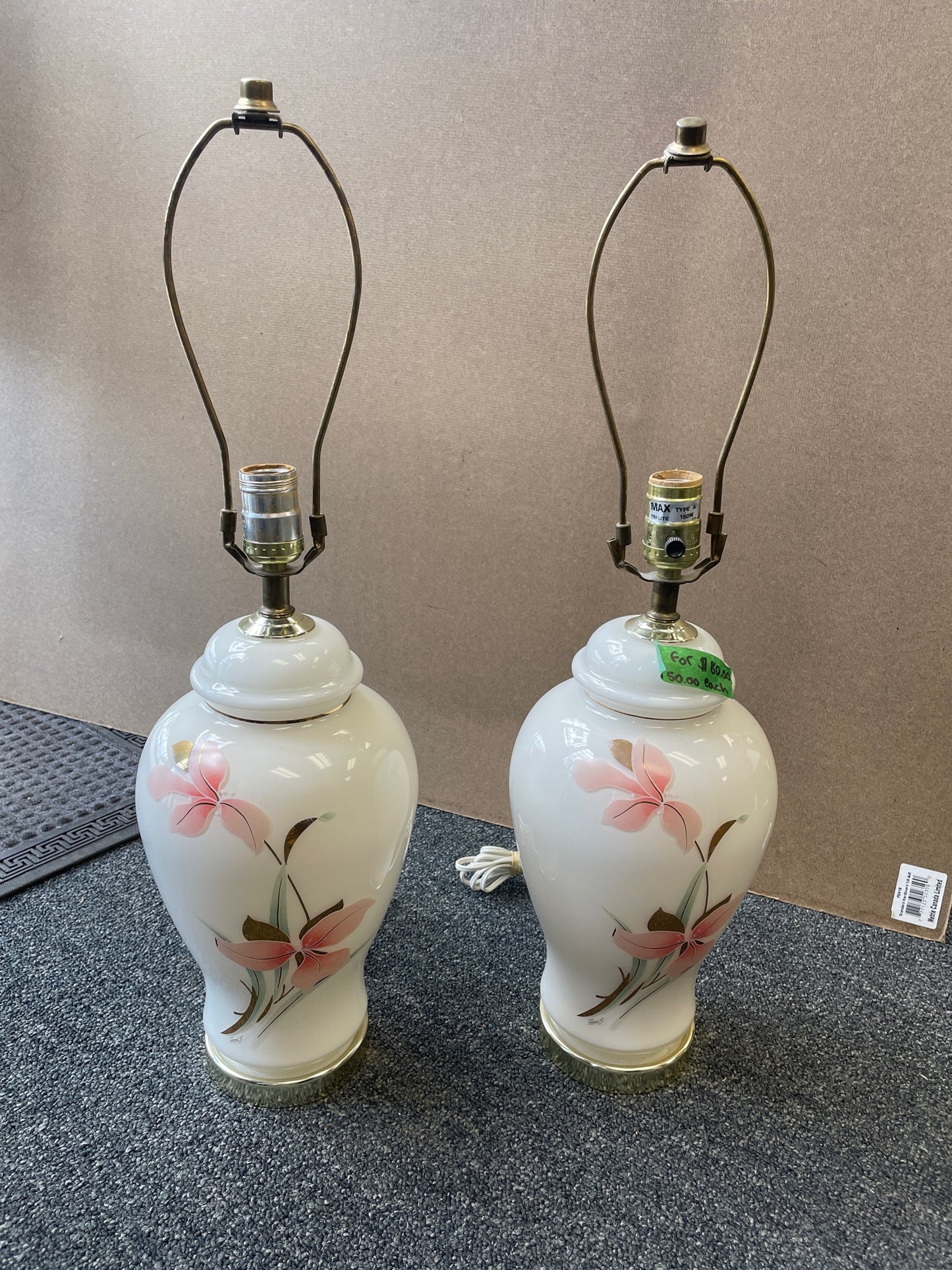 Pair of Porcelain Table Lamps